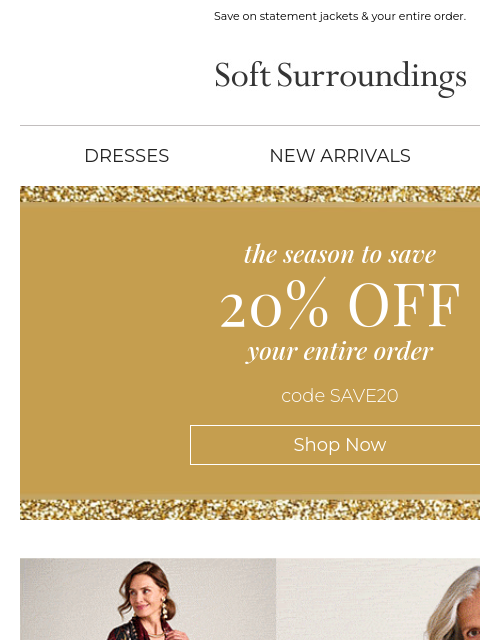 softsurroundings newsletter: New Jackets Transform the Season