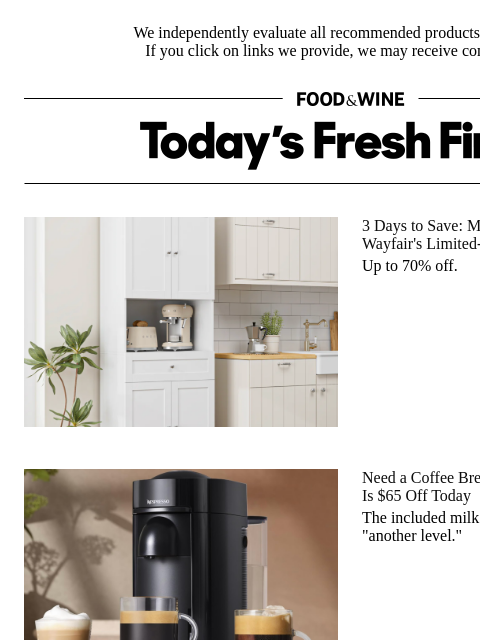 foodandwine newsletter: Take Your Coffee to 'Another Level' With This On-S...