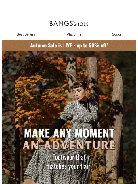 bangsshoes newsletter: Your Dreamy Pair Awaits