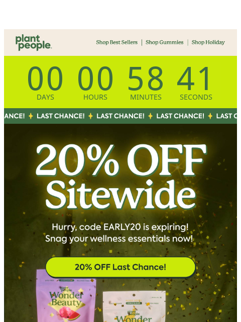 plantpeople newsletter: Last chance! 🚨