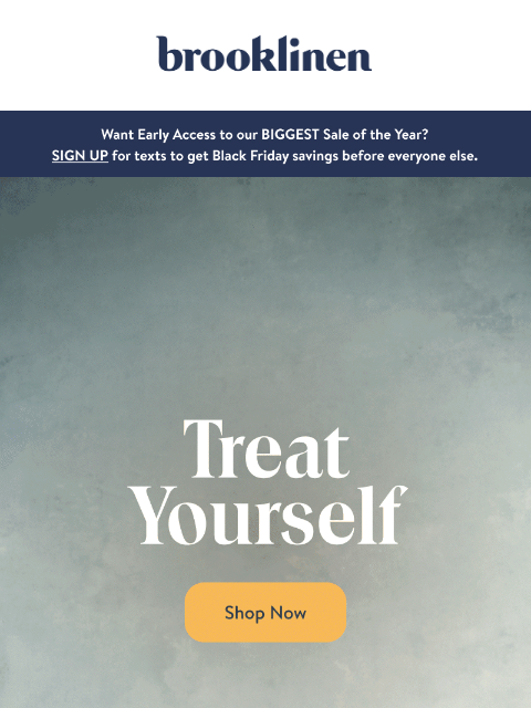 brooklinen newsletter: Get These Gifts Fast