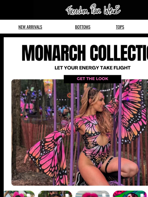 freedomravewear newsletter: Black November Stock Flying Away