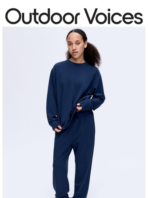 outdoorvoices newsletter: WE MISSED YOU, STRATUS