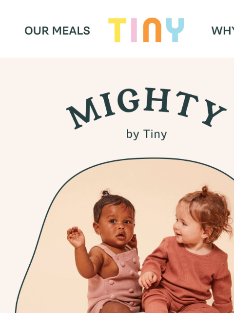 tinyorganics newsletter: Mighty by Tiny: A Taste of Something Special 🍓
