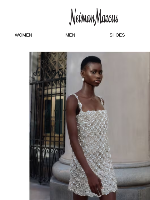 neimanmarcus newsletter: Oscar de la Renta’s exquisite dress