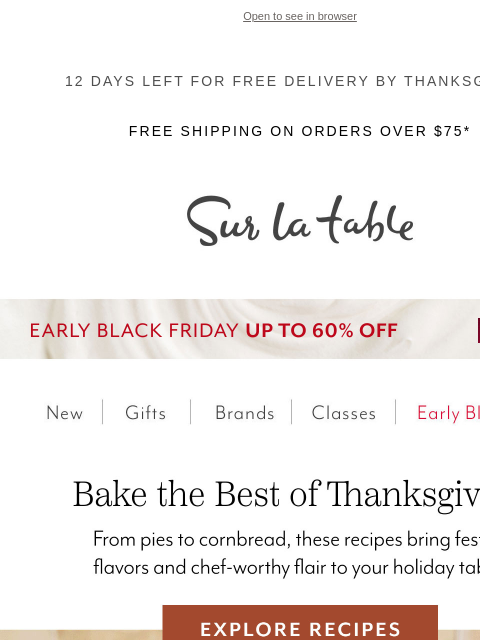 surlatable newsletter: 🥧Thanksgiving Dessert Inspo Inside