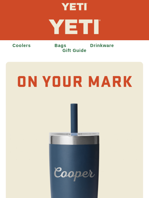 yeti newsletter: Free Customization Ends Today