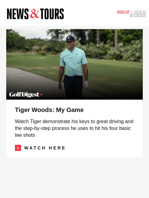 golfdigest newsletter: Ben Griffin joins Rory, Scottie in rarefied air