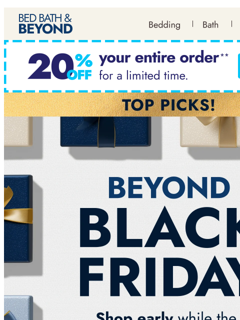 bedbathandbeyond newsletter: Beyond Black Friday deals you’ll love