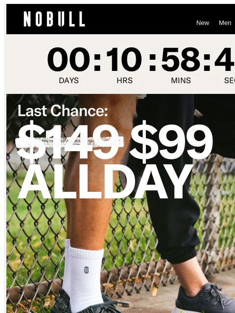 nobullproject newsletter: Last Call for $99 Allday
