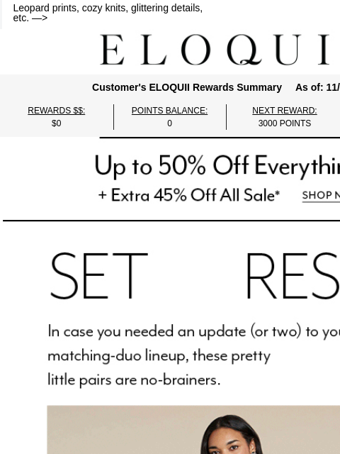 eloquii newsletter: Sets made for the SZN