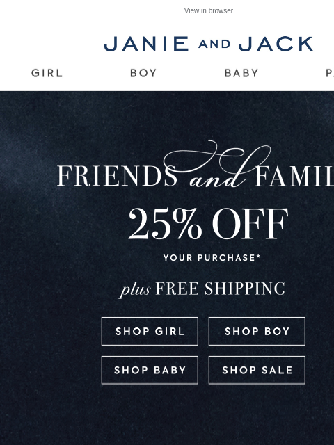 janieandjack newsletter: Meet our new take on tartan