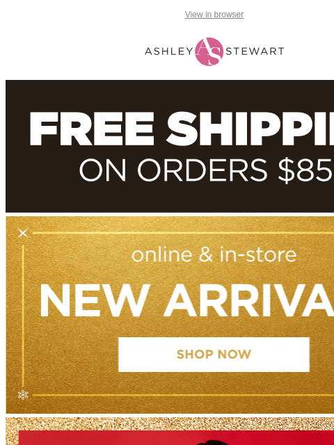 ashleystewart newsletter: Holiday style forecast: RED HOT 💋💄❤️🌶️💃