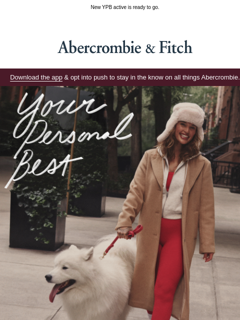 abercrombie newsletter: Beat the holiday rush.