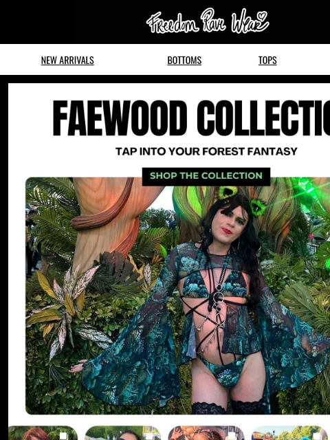 freedomravewear newsletter: Sustainable. Sexy. Uniquely You.