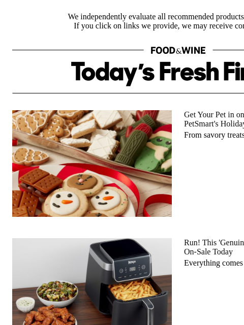 foodandwine newsletter: This Ninja Air Fryer Is 'Genuinely Non-Stick' and ...