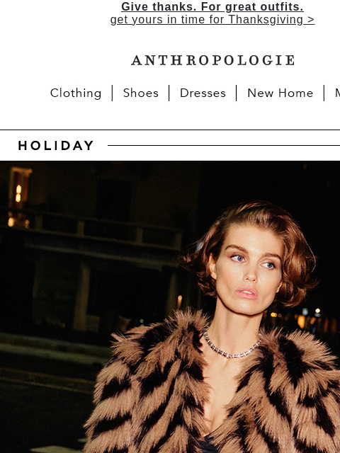 anthropologie newsletter: The ’80s called 📞. They’re obsessed with this dro...