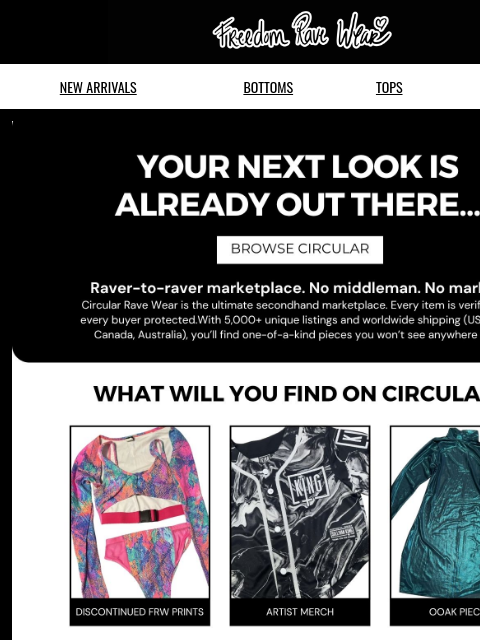 freedomravewear newsletter: New Side Hustle Unlocked 🔓