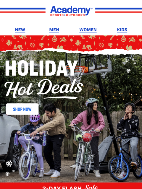 academy newsletter: Flash Sale TODAY! Up to 30% OFF Nike Shoes, Online...