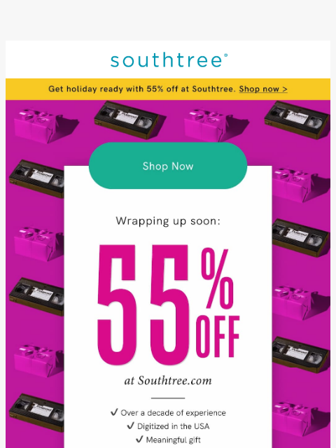 southtree newsletter: Say what?! 55% OFF E-X-T-E-N-D-E-D