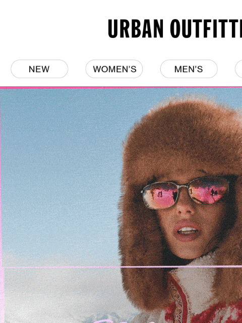 urbanoutfitters newsletter: fleece & love