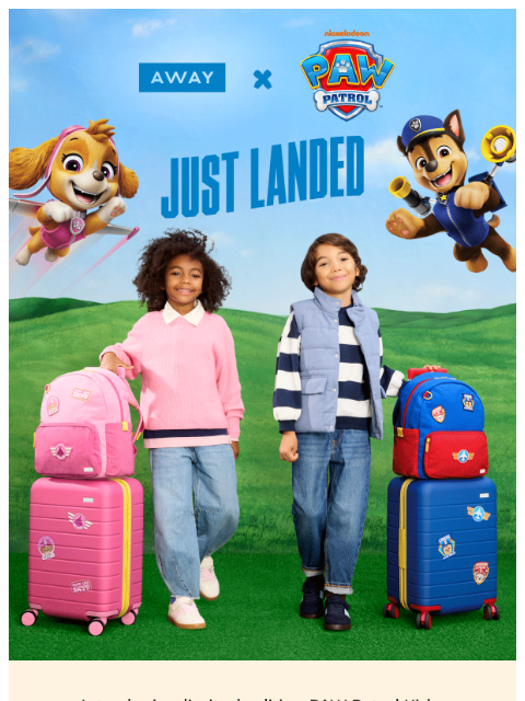 awaytravel newsletter: Away x PAW Patrol: let’s fly!