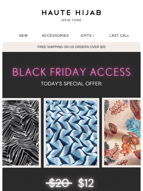 hautehijab newsletter: Today's offer is too good to be true!