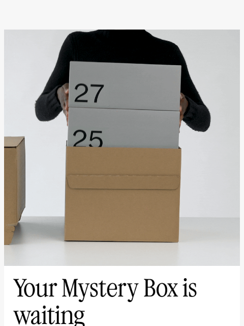 atoms newsletter: Your Mystery Box is waiting (up to $334 for $99)