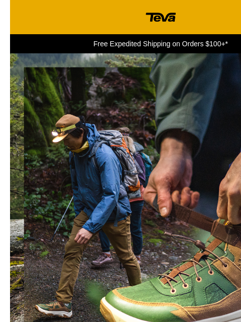 teva newsletter: Hurricane Daybreaker: Choose your hiker​