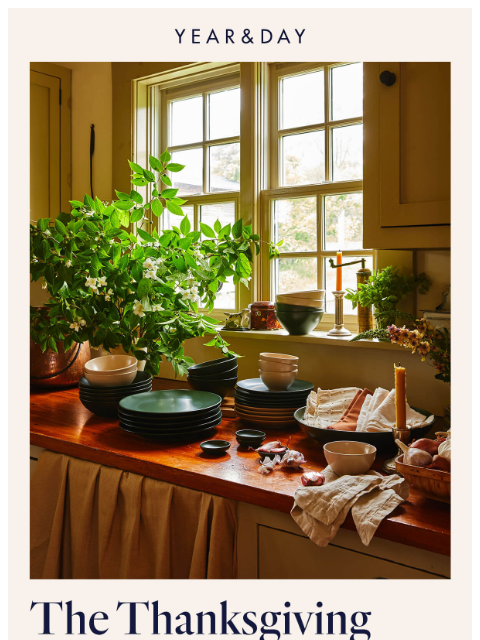 yearandday newsletter: Thanksgiving ✅