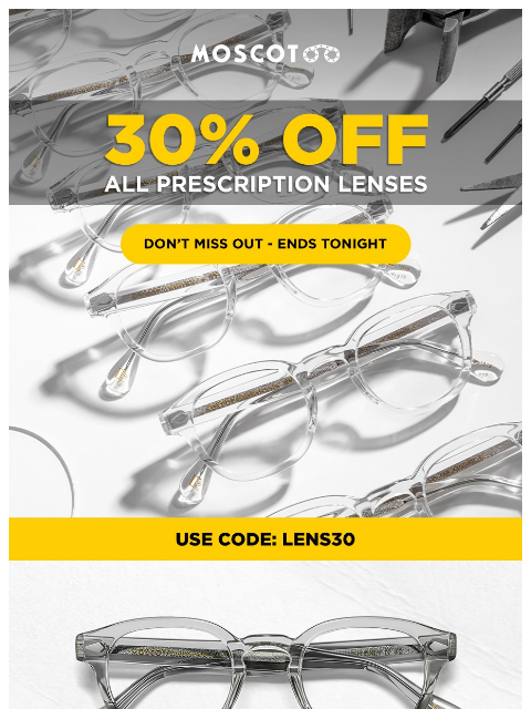 moscot newsletter: Don’t Miss Out On 30% OFF