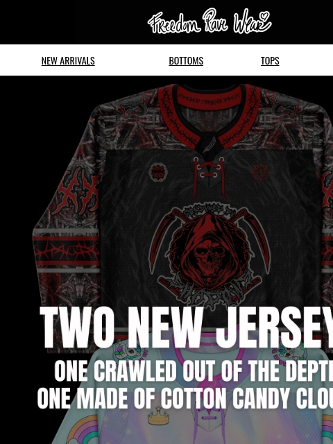 freedomravewear newsletter: Dark side or cloud nine?