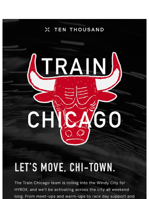 tenthousand newsletter: Lock in, Chicago.