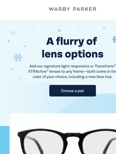 warbyparker newsletter: No need to switch between pairs