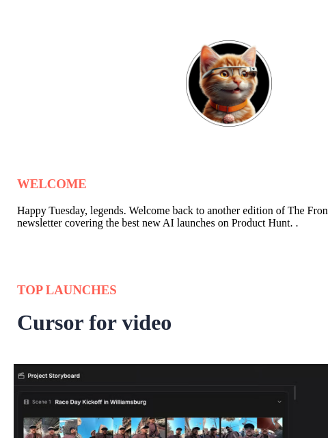 producthunt newsletter: Tinder swipes right on AI