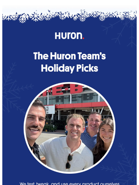 usehuron newsletter: The Huron Team’s Holiday Picks 🎄