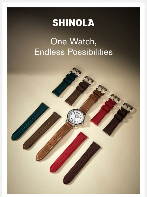 shinola newsletter: Make a Swap this Season