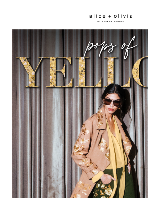 aliceandolivia newsletter: Butter Yellow Is Back 🧈✨