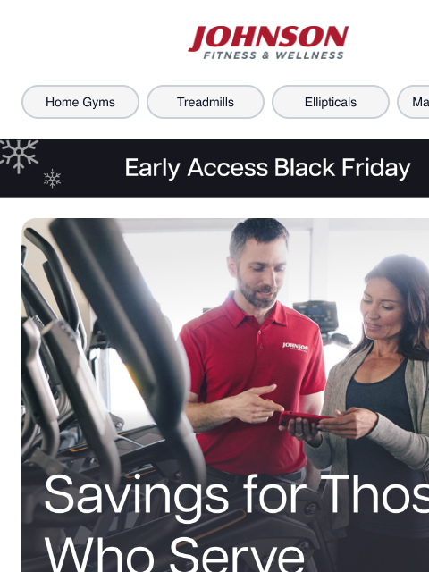 johnsonfit newsletter: Veterans Day Savings for Those Who Serve