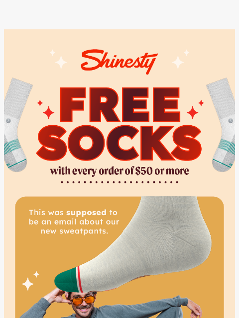 (And free socks, too—but that's not the point.) ͏ ͏ ͏ ͏ ͏ ͏ ͏ ͏ ͏ ͏ ͏ ͏ ͏ ͏ ͏ ͏ ͏ ͏ ͏ ͏ ͏ ͏ ͏ ͏ ͏ ͏ ͏ ͏ ͏ ͏ ͏ ͏ ͏ ͏ ͏ ͏ ͏ ͏ ͏ ͏ ͏ ͏ ͏ ͏ ͏ ͏ ͏ ͏ ͏ ͏ ͏ ͏ ͏ ͏ ͏ ͏ ͏ ͏ ͏ ͏ ͏ ͏ ͏ ͏ ͏ ͏ ͏ ͏ ͏ ͏ ͏ ͏ ͏ ͏ ͏