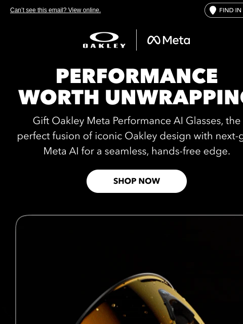 oakley newsletter: The Smartest Gift of the Season Has Landed