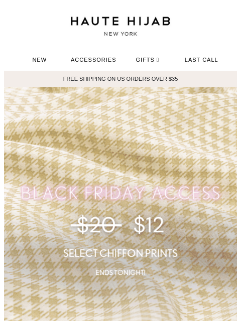 hautehijab newsletter: FINAL HOURS for $12 prints!