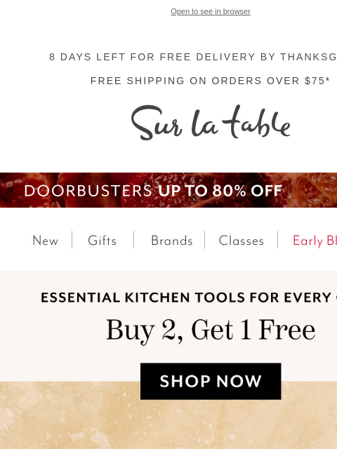 surlatable newsletter:  🥄 Your free kitchen tool awaits!
