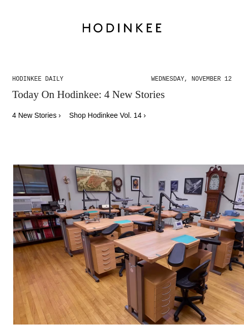 hodinkee newsletter: Hodinkee Daily | 11/12/2025