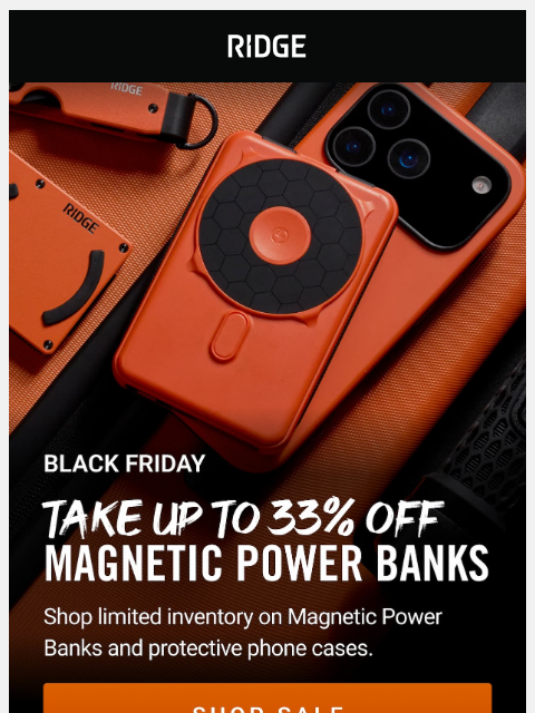 ridge newsletter: Black Friday Tech Deals