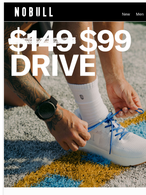 nobullproject newsletter: $50 Off Drive