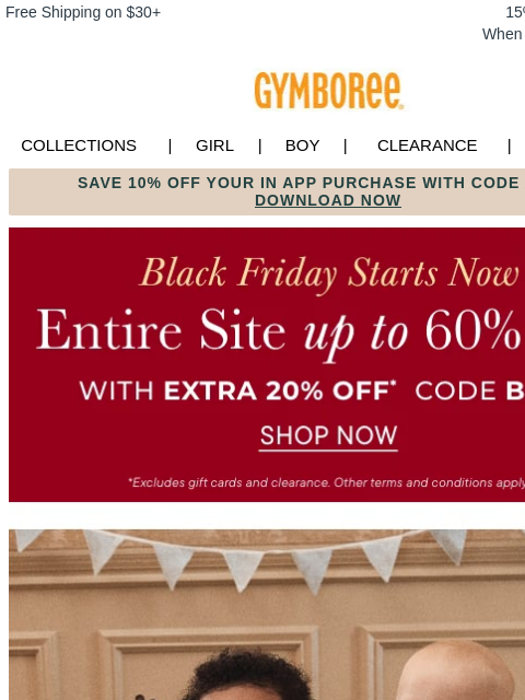 gymboree newsletter: The Top 4 Holiday Gifts for Baby 🎁