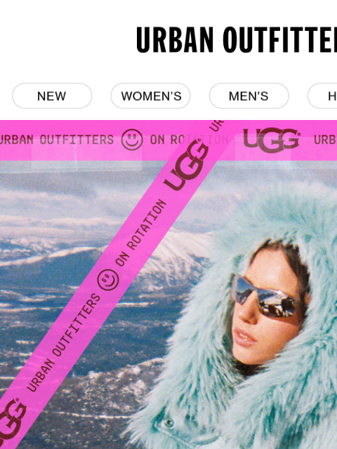 urbanoutfitters newsletter: on rotation 🙂 NEW UGG