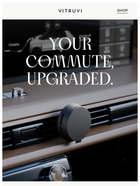 vitruvi newsletter: NEW: Meet The DRIVE Air Freshener 🚘