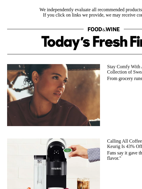 foodandwine newsletter: Give Your Coffee a 'Big Boost in Flavor' With This...